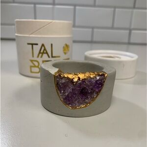 Talbert Amethyst Tea Light Holder